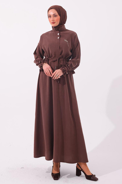 benguen Brooch Double Set N7192 Brown