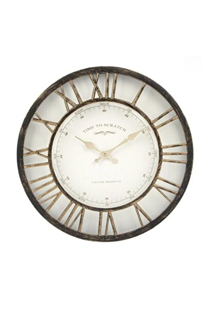 OEM Ceas de perete decorativ bronz cu cifre romane – Design elegant vintage 4...