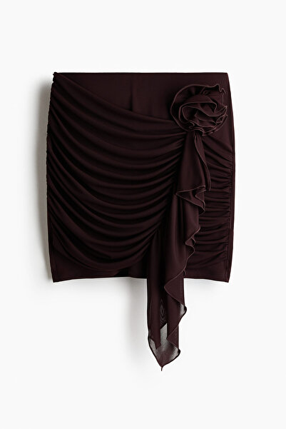 H&M Çiçek Detaylı Mini Etek