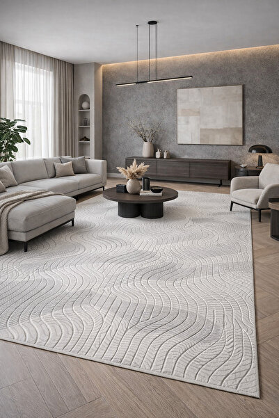 Prestij Home TEKSTİL Kaymaz Taban Modern Elegance Jel Taban Salon Koridor Mut...