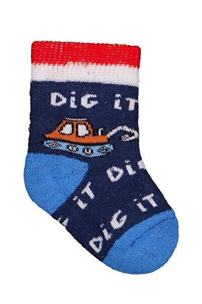 Civil Baby Business Machine Towel 6-18 Months 2-Piece Baby Boy Sock Set - Sta...