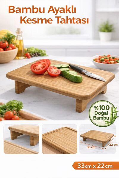 ADIM EBATLAMA Bamboo Cutting Board (Aykli)