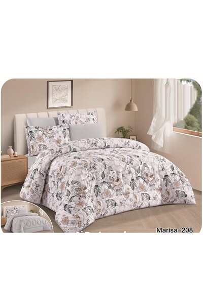 alzawia Marissa single Duvet , 4 pieces, fluffy, microfiber, double-sided