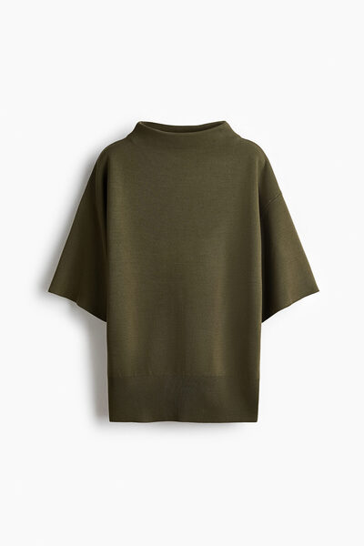 H&M Yarım Balıkçı Yakalı Triko Üst