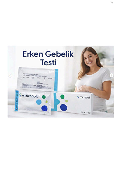 Microcult ERKEN GEBELİK TESTİ KESİN SONUÇ (KASET TEST) 5 ADET