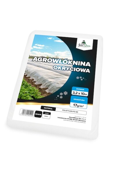 John Green Folie agrotextilă, dimensiune 3,2x10m 17g, culoare albă