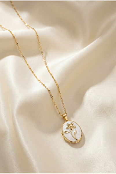 Bluw Jewelry Ethereal Petal Heritage - İşçilikli Vintage Çiçekli Kolye