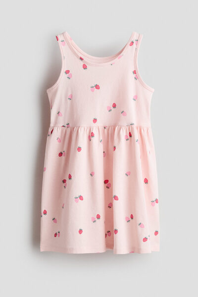 H&M Desenli ve Pamuklu Elbise