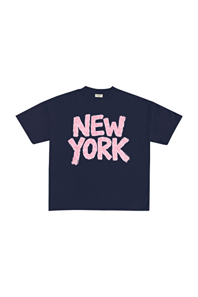 lethestudios Μπλουζάκι με στάμπα Ροζ Νέα Υόρκη