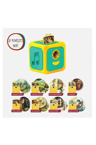 İDEA Proiector cu Povesti pe Perete sau Tavan, POVESTI NOI, Idea, +3 ani