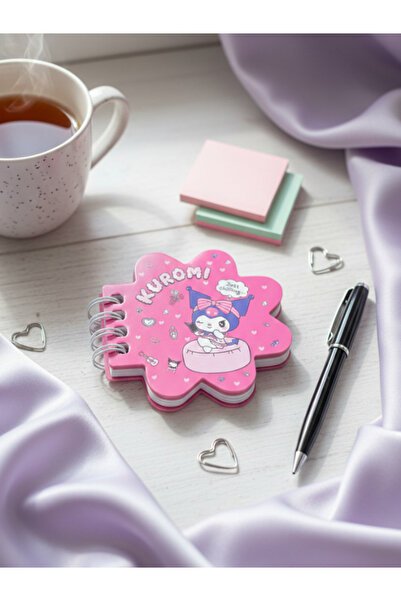 GiFi Hello Kitty & Kuromi Лицензиран спирален мини бележник със специален разрез