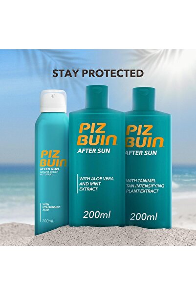 Piz Buin After Sun Soothing And Cooling Moisturising Lotion | With Aloe Vera | 200Ml