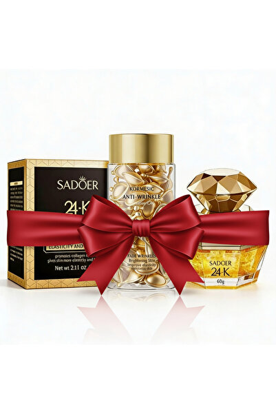 SADOER Set Golden Luxury Rejuvenation, 2 piese