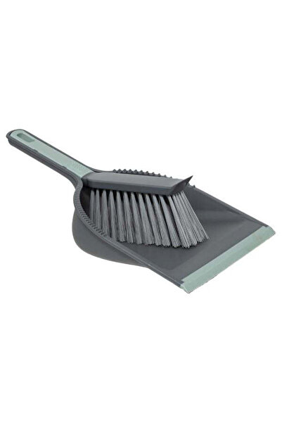 China Cleaning Brush and Dustpan Set - Gray