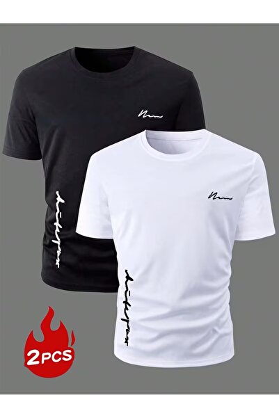 PAVRO Unisex Oversize Fit Multiple Tshrits Simple Text Printed Tshirt