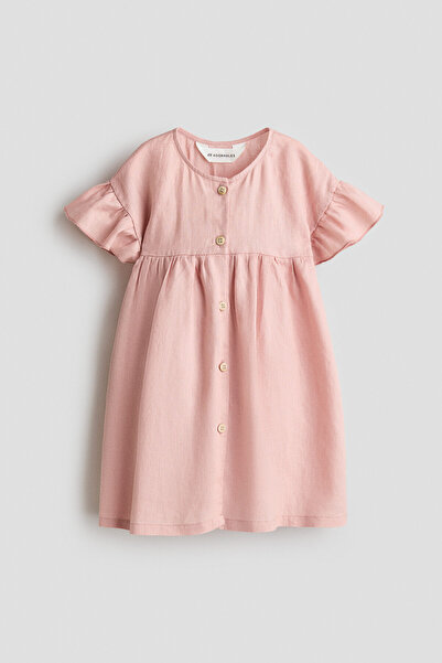 H&M Keten Elbise