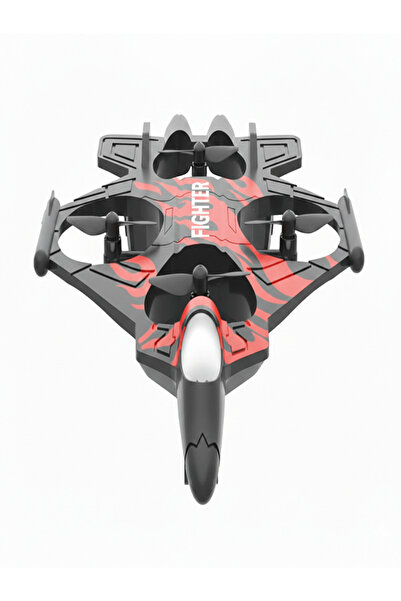 Fighter "Fighter Plane" drone with remote control, quadcopter fighter design,...