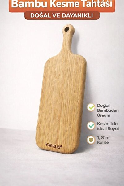 ADIM EBATLAMA Bamboo Cutting Board (Ni̇l) 50X16