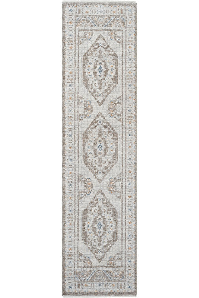 Cool Halı Belina Krem Vizon Vintage Eskitme Etnik Klasik Makina Dokuma Yatak ...