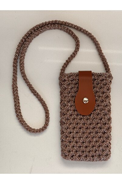 Miliva Covered Phone Bag |   Knitted Glitter Phone Bag |   Handmade Phone Case