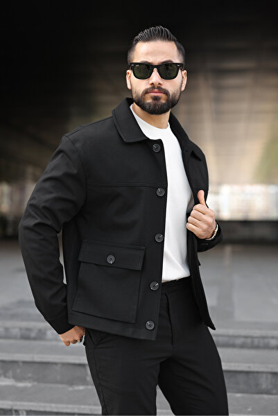 BASEL.CO Seasonal Jacket with Pocket and Button Details