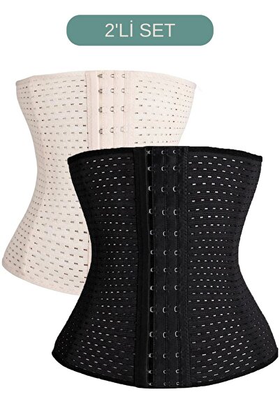 Fashion Form Maternity Waist Control Corset and Body Shaping Belt 2-Pack