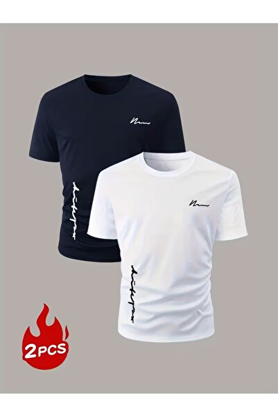 PAVRO Unisex Oversize Fit Multiple Tshrits Simple Text Printed Tshirt