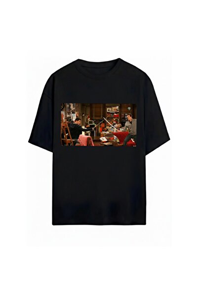 SVART WEAR تي شيرت مطبوع عليه How I Met Your Mother للجنسين مقاس كبير