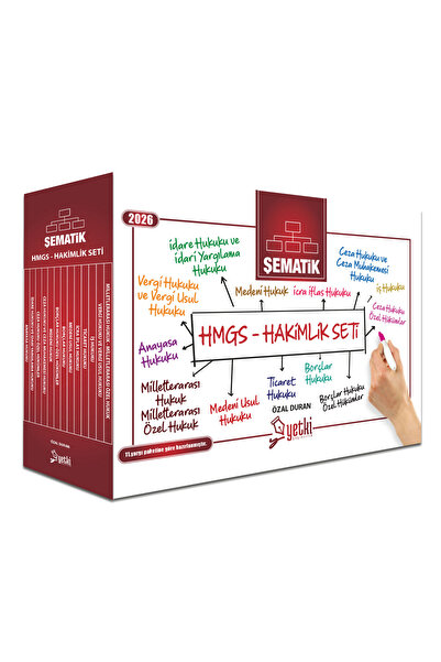 Yetki Yayıncılık HMGS ŞEMATİK SET 2026