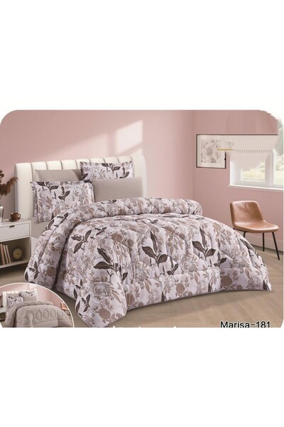 alzawia Marissa single Duvet , 4 pieces, fluffy, microfiber, double-sided