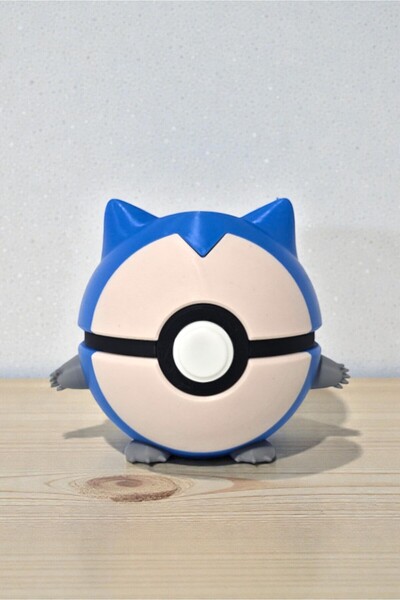GiginGo Snorlax Poke Topu 6 cm Figürü - Pokemon Snorlax Karakteri Pokeball
