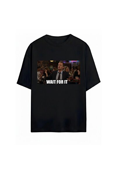 SVART WEAR تي شيرت مطبوع عليه How I Met Your Mother للجنسين مقاس كبير