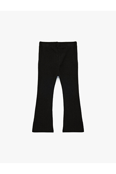 Koton Испански Paça Черни бебешки чорапогащи 6SMG40007AK