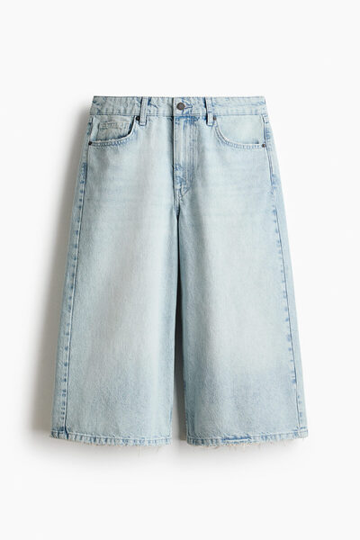H&M Wide Regular Waist Culotte Jeans