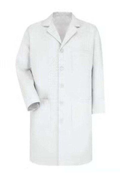 Generic Professional Lab Coat for Men and Women, Polycotton, Unisex, White, L...