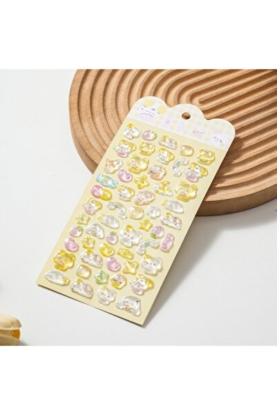 Choice4 A 1 Pc Playful 3D Stereo Cartoon Sticker Crystal Relief Kid Toy Decor...