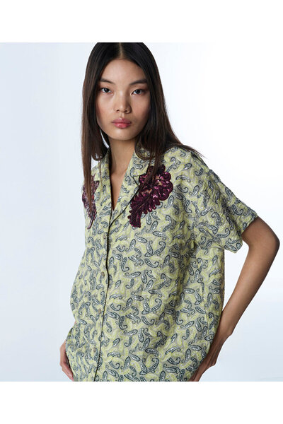 Twist PAYET İŞLEMELİ GÖMLEK