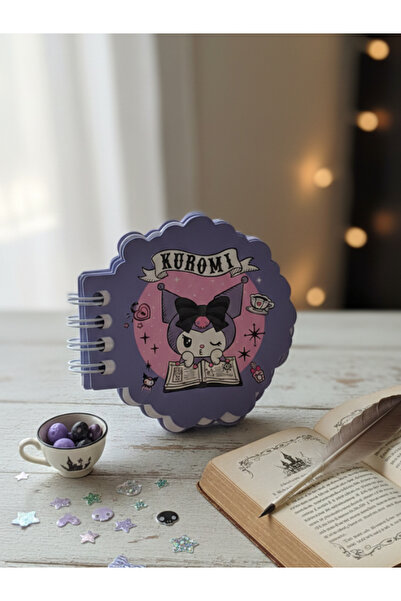 GiFi Hello Kitty & Kuromi Лицензиран спирален мини бележник със специален разрез