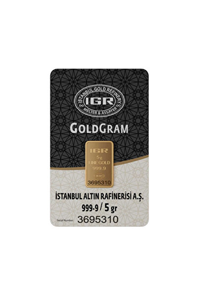İGR 5 gr 999.9 IAR Gram Külçe Altın