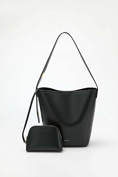 Generic زجل حقيبة دلو - مقبض واحد لون أسود