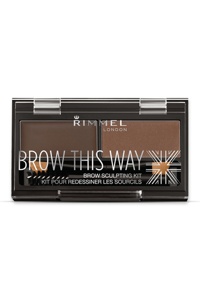 Generic Brand Brow This Way Sculpting Eyebrow Palette, 003 Dark Brown, 3.27 g