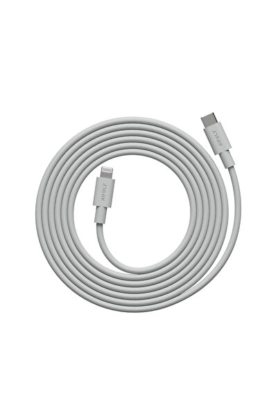AVOLT Data and fast charging cable, USB-C/Lightning Apple, AVOLT, 2 meters, gray