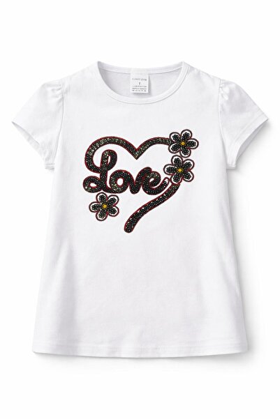 Kuraff Giyim Stylish T-Shirt with Special Design for Our Mini Girls