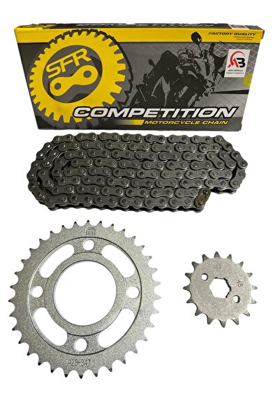 MOTORKİT MK CG PERFORMANSLI ZİNCİR DİŞLİ SETİ - ÖN 16T + ARKA 34T + SFR ZİNCİ...