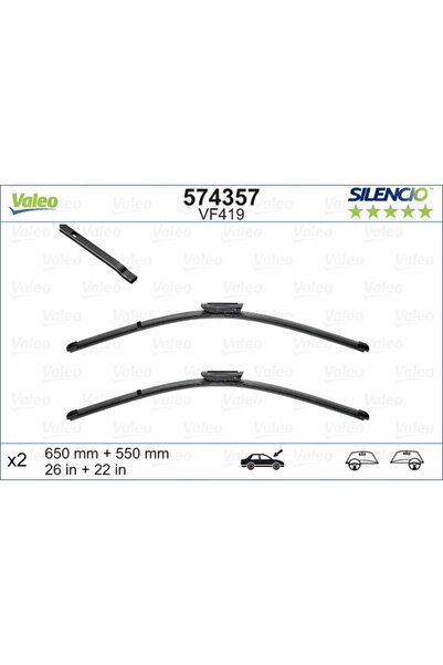 VALEO Lamelă ștergătoare 574357