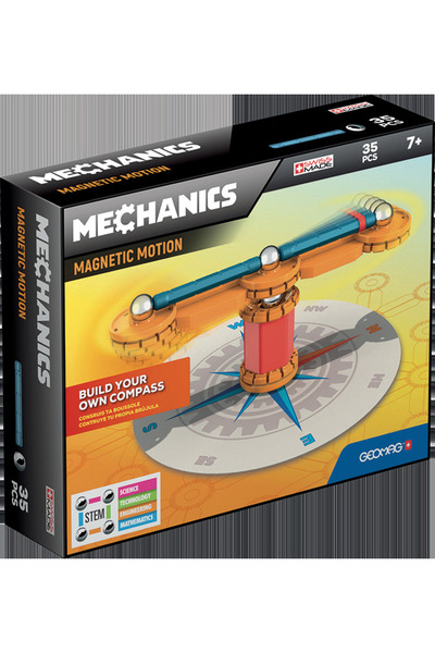 GEOMAG Set magnetic 35 piese mecanică mișcare magnetică