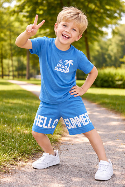 CiciTime Çocuk Modası Момчешки летен комплект с къси панталони