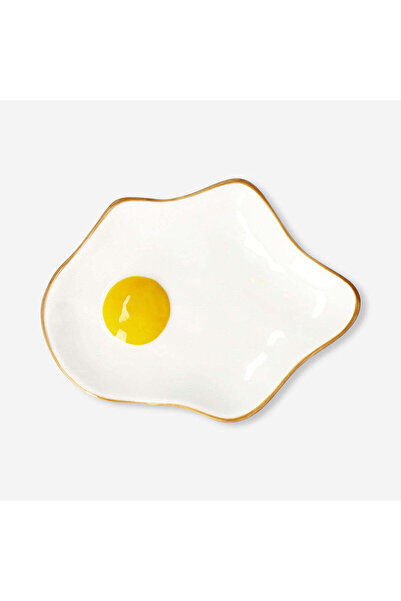 Flying Tiger Copenhagen Sahanda Yumurta Şeklinde Seramik Servis Tabağı