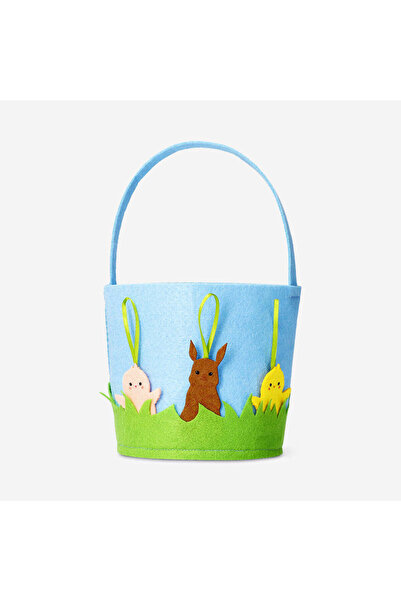 Flying Tiger Copenhagen Mavi Keçe Sepet