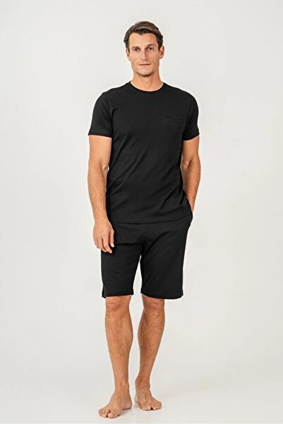 YUYİ Arnetta 100% Cotton Plus Size Men's Shorts Set 3697